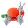 ZippyPaws - Carrot with Bunnies- Porgand jänestega