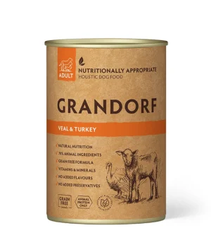 Vasika- ja kalkuniliha Naturaalne märgtoit, küpsetatud aeglaselt omas mahlas, 400g