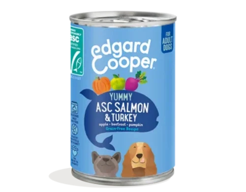 Salmon and turkey 400g Wet food for dog