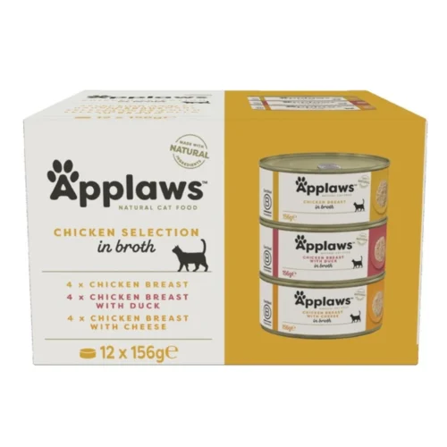 Applaws Canned Cat Food Variety Pack - Chicken 12 × 156 g
