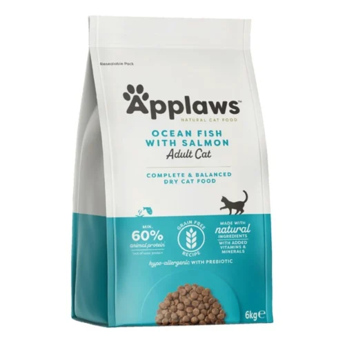 Applaws Complete Dry Cat Food, Adult, Ocean Fish/Salmon, 6 kg