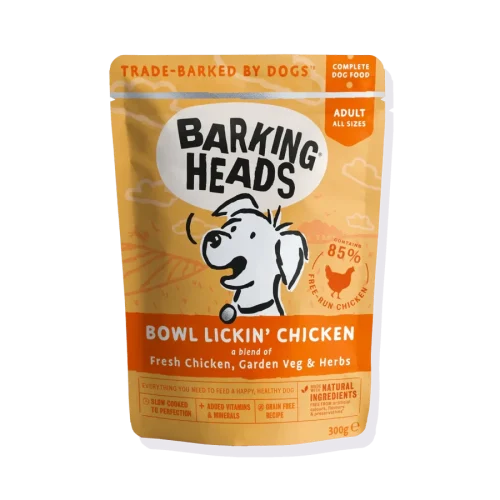 Barking Heads Einekotike koerale 300g - Bowl Licking Chicken