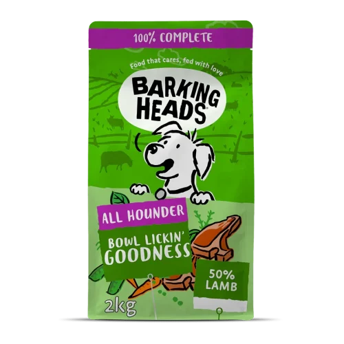 Barking Heads Koera täissööt - 2kg Bowl Lickin Goodness lambaga
