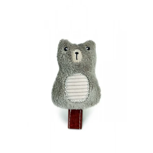 Beeztees Kassi mänguasi BORRO, pehme, hall / 7,5cm