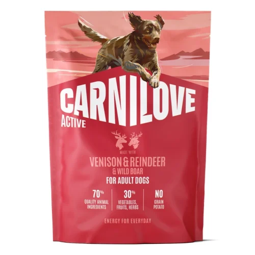 CarniLove Active Venison & Reindeer & Wild Boar koeratoit - 1,5kg
