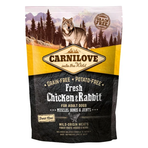 Fresh Complete dry food that provides a balanced diet - 1,5kg Chicken & Rabbit Fresh Complete dry food that provides a balanced diet