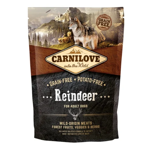 CarniLove Fresh Täisväärtuslik kuivtoit, mis pakub tasakaalustatud toitumist - 1,5kg Põhjapõder