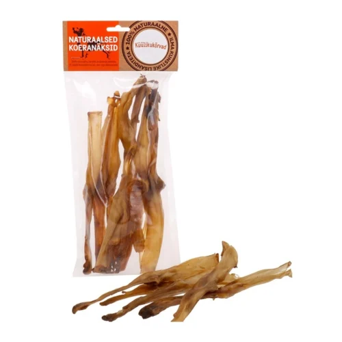 Natural treat for dogs — rabbit ears - 100g Natural treat for dogs — rabbit ears
