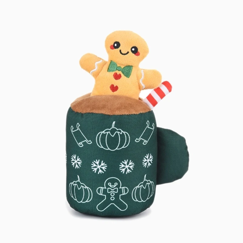 Piparkoogi Latte on ideaalne mänguasi koerale, kellele meeldivad piiksuvad mänguasjad ja ninatöö - image 6 of 10