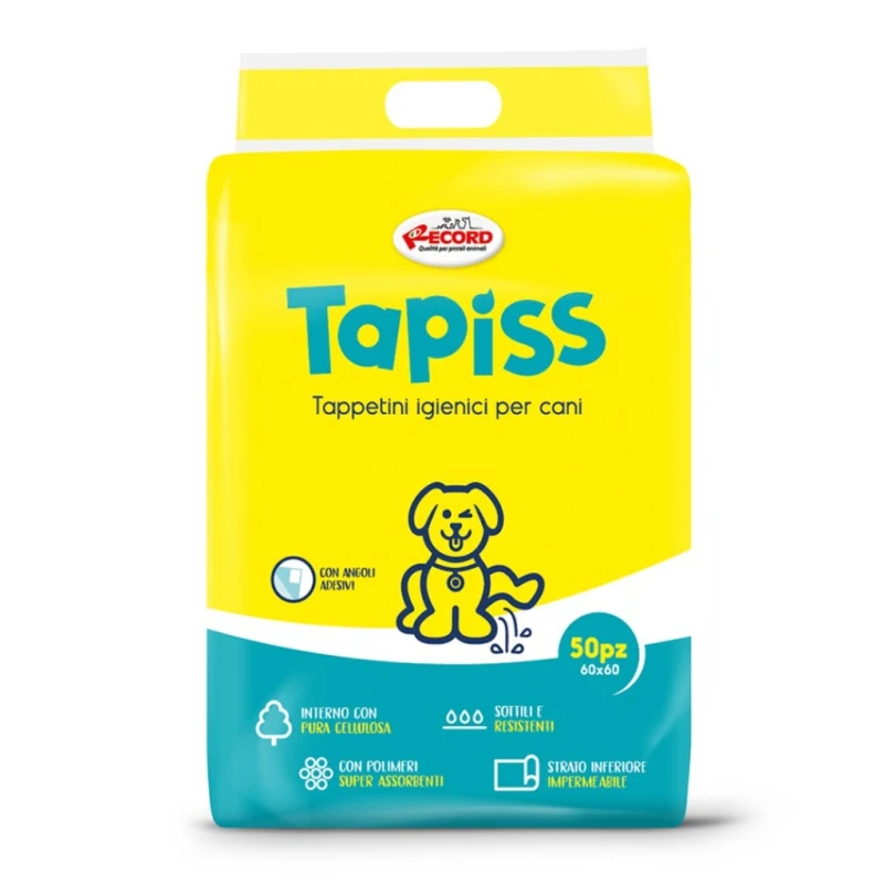 Koerte pissialused Tapiss kleepuvate nurkadega - 60 × 60 cm 50 tk - image 1 of 1