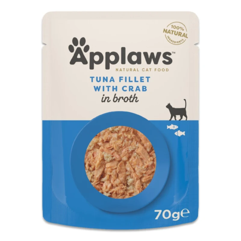 Kassitoit einekotikeses, 70 g, Tuunikala ja krabi puljongis - image 1 of 1