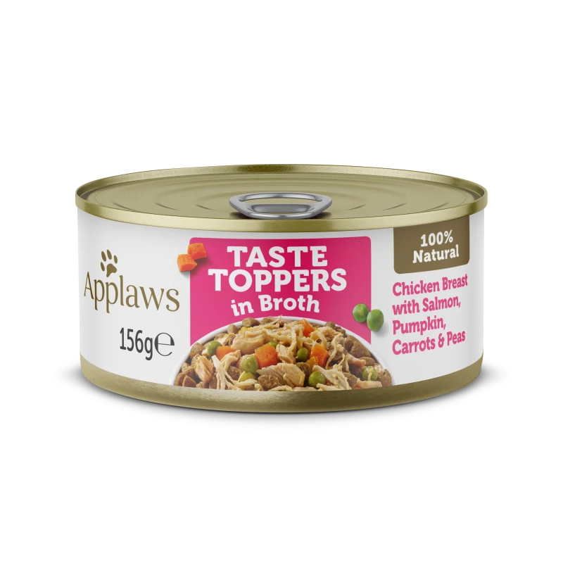 Koera konserv Taste Toppers 156g - Kana/lõhe/köögivili puljongis - image 1 of 1