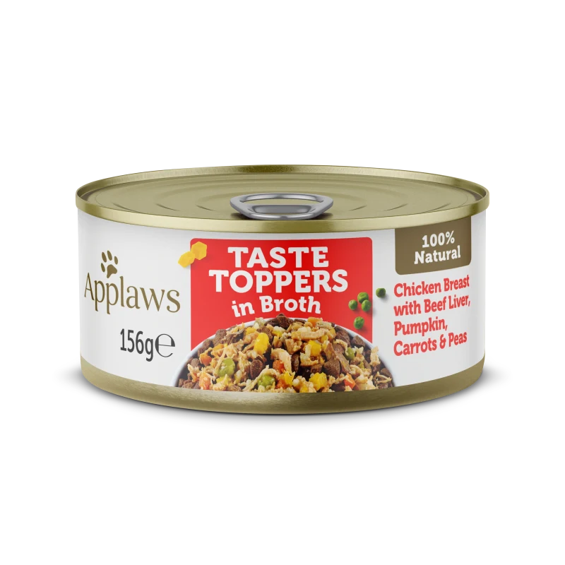 Koera konserv Taste Toppers 156g - Kana/maks/köögivili puljongis - image 1 of 1