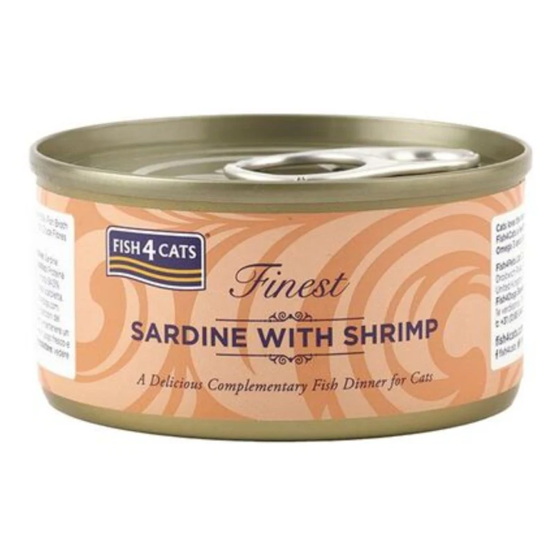 Kassikonserv, Sardiin ja krevett, 70 g - image 1 of 1