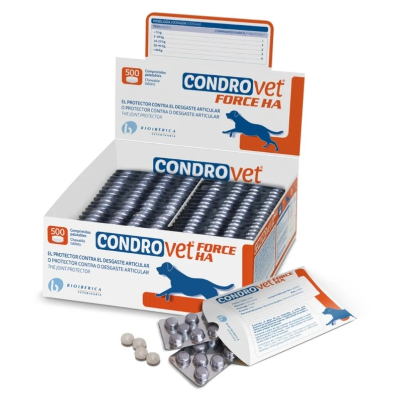 Liigeseid toetavad närimistabletid koertele Condrovet Force HA - Tavaline 500 pcs - image 1 of 1