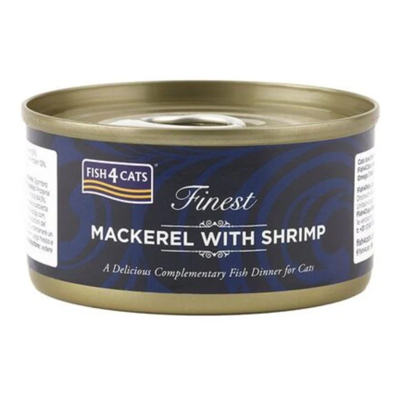 Kassikonserv, Makrell ja krevett, 70 g - image 1 of 1