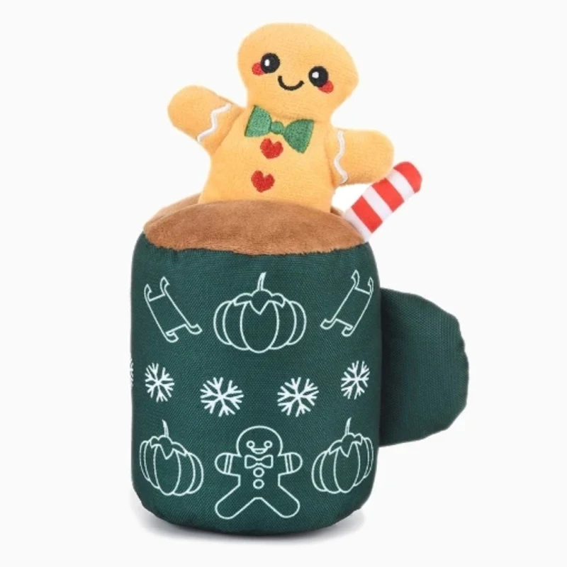 Piparkoogi Latte on ideaalne mänguasi koerale, kellele meeldivad piiksuvad mänguasjad ja ninatöö - image 2 of 10