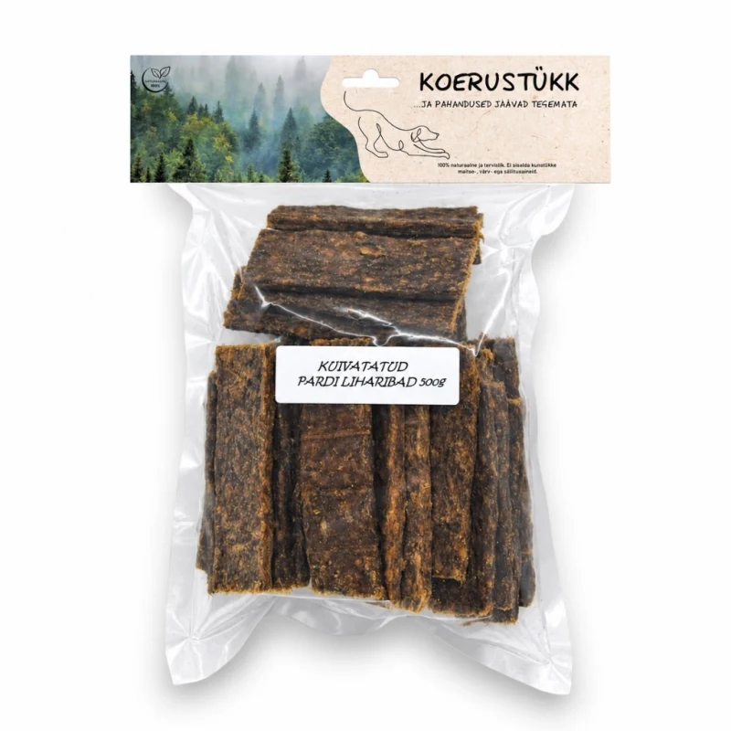 Kuivatatud pardiliharibad koertele - 500 g - image 1 of 1