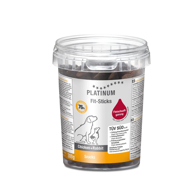 Fit-Sticks Tervislikud ja vähese rasvasisaldusega maiused, 300g - Kana ja jänes - image 1 of 2
