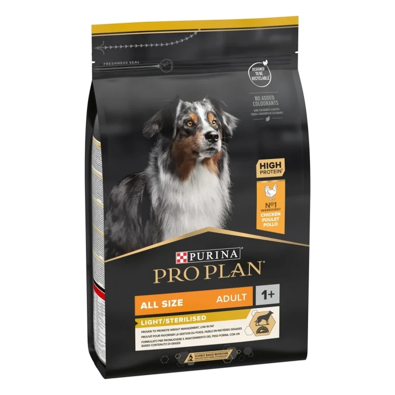 Täissööt kõikidele tõugudele ülekaalulistele ja/või steriliseeritud/kastreeritud täiskasvanud koertele - 3kg - image 1 of 1