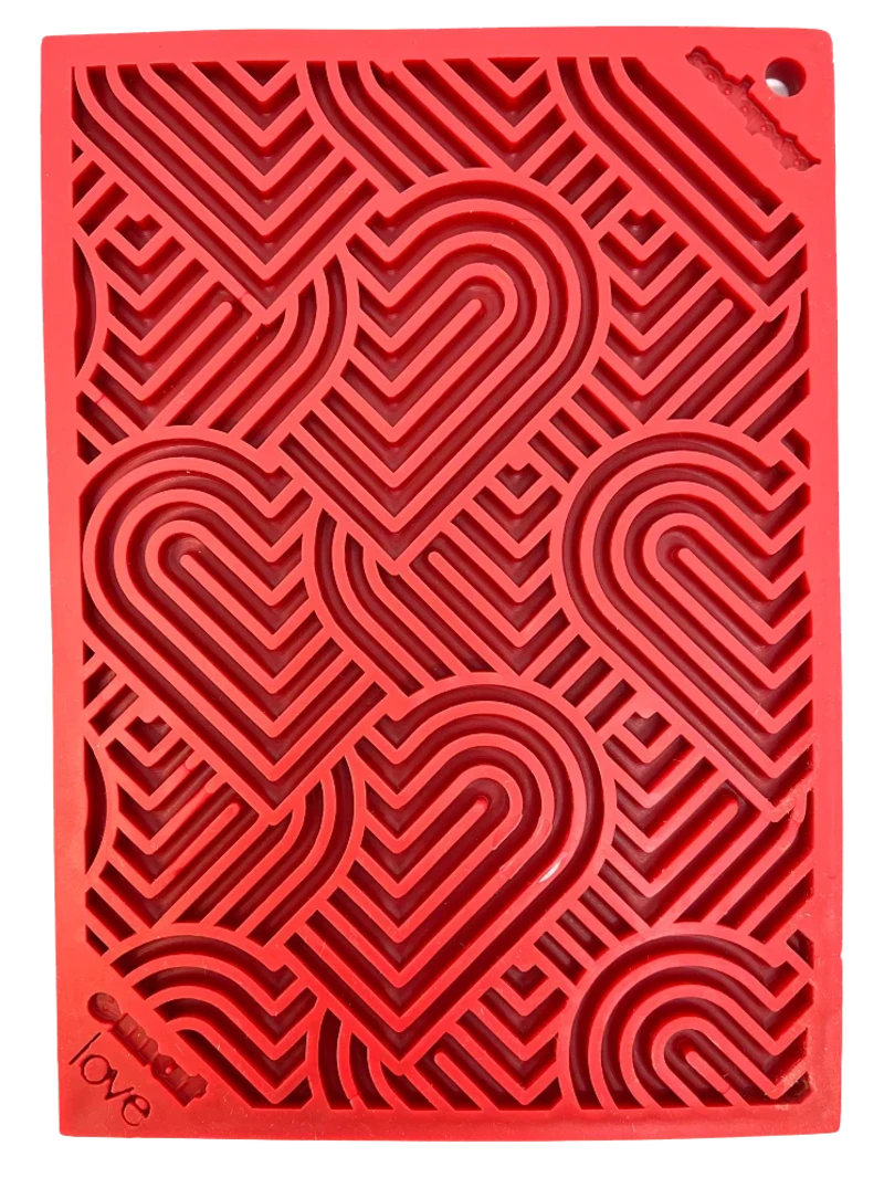Lakkumismatt, tehtud vastupidavast materjalist - Armastus S, Punane - image 1 of 4