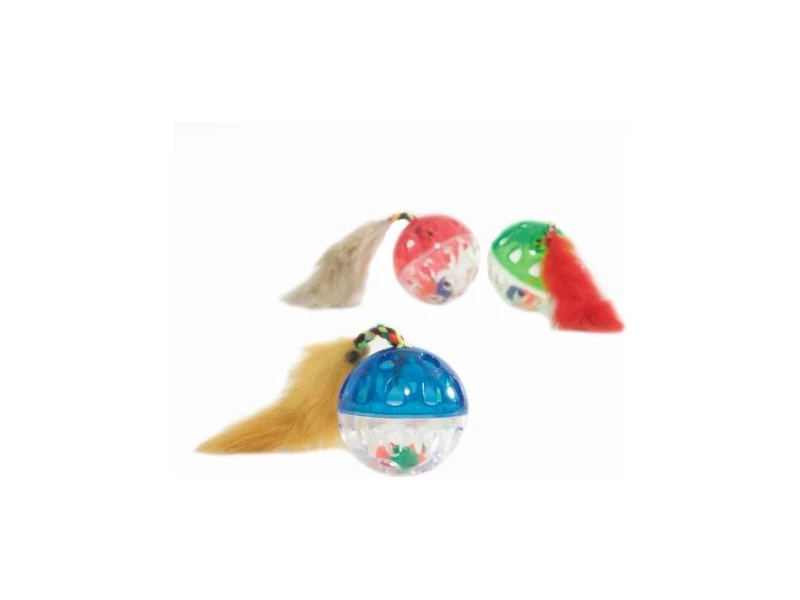 Cat toy thundering ball with soft mouse - image 2 of 2