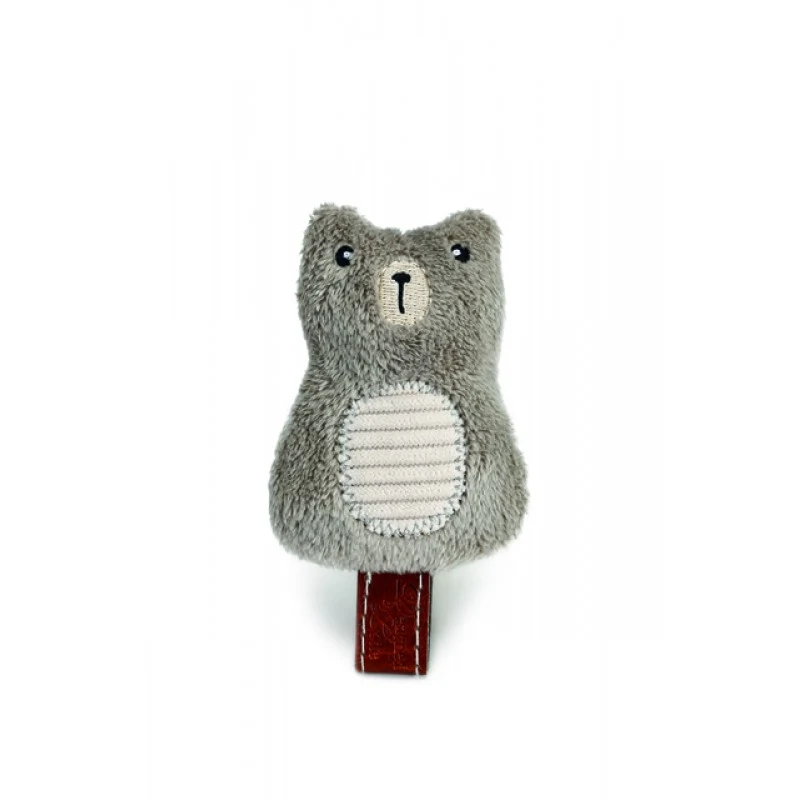 Kassi mänguasi BORRO, pehme, hall / 7,5cm - image 2 of 2