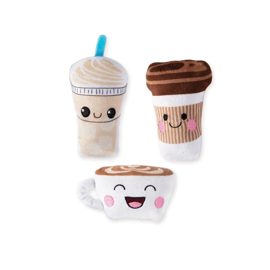 Toybox Coffee set, soft plush toys with squeakers - image 1 of 1