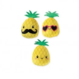 Set of pineapples, soft plush toys with squeakers - image 2 of 2