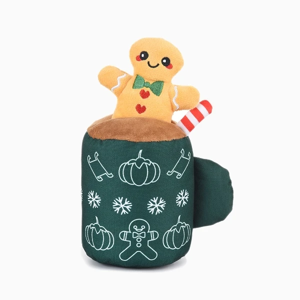 HugSmart Gingerbread Latte is great for dogs who love squeakers and nose work games - image 1 of 5