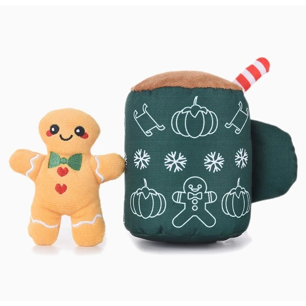 HugSmart Gingerbread Latte is great for dogs who love squeakers and nose work games - image 2 of 5