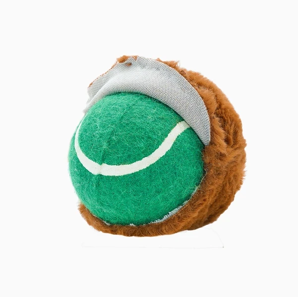 HugSmart Zoo Ball - a furry ball with a tennis ball hidden inside Owl - image 2 of 2