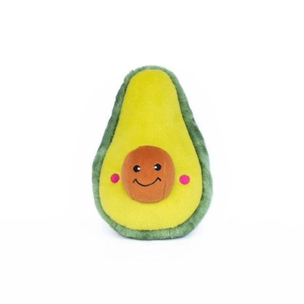 ZippyPaws NomNomz Avocado, pehme ja armas mänguasi koos piiksuga - image 1 of 2