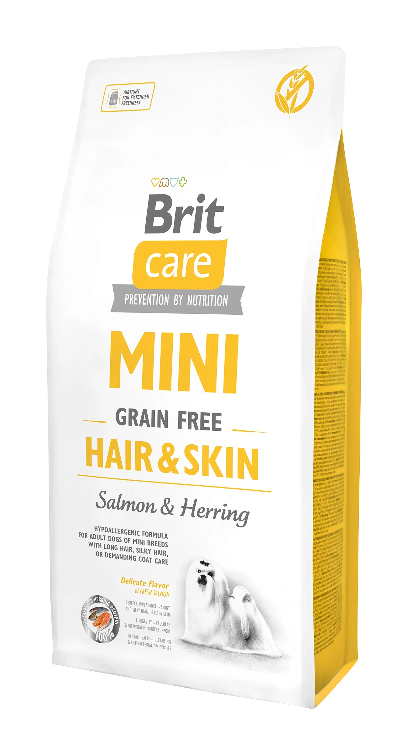 Brit Care Mini Hair & Skin teraviljavaba koeratoit 7kg - image 1 of 1