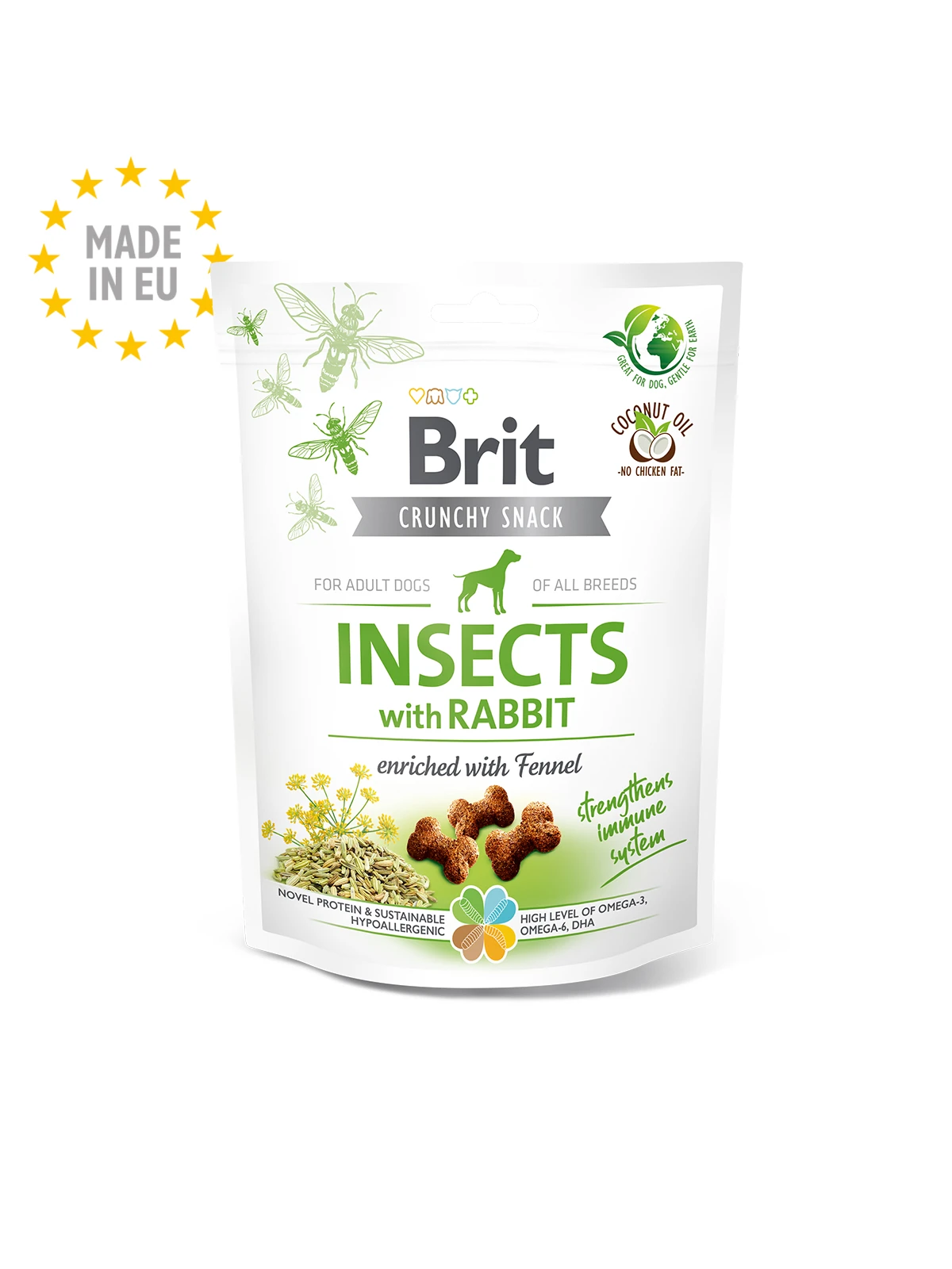 Brit Care Chewing treat with insects and animal protein for dogs 200g Rabbit - image 1 of 1