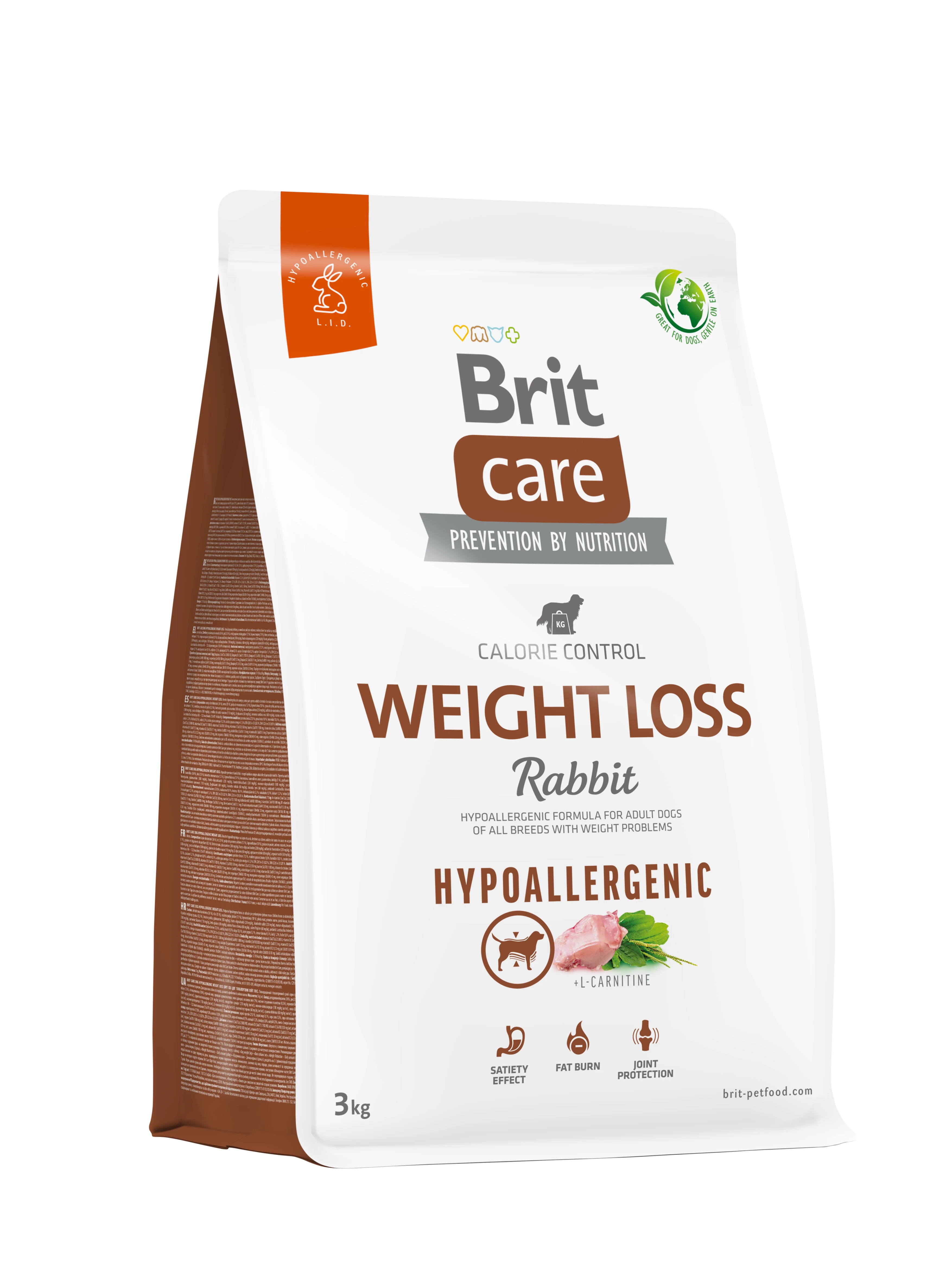 Brit Care Hypoallergenic Weight Loss Rabbit koeratoit 3kg - image 1 of 2
