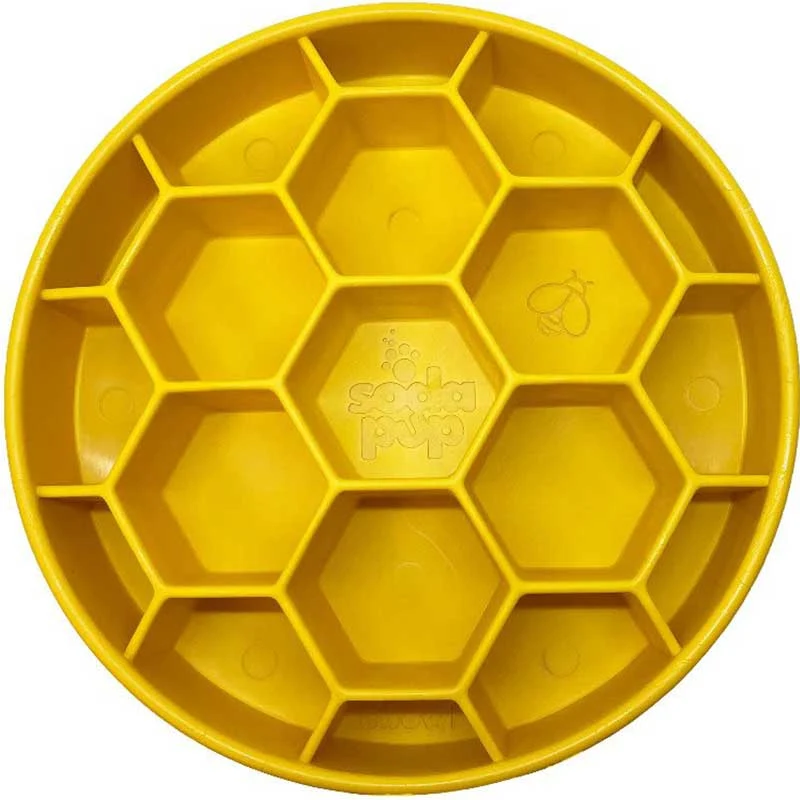 Sodapup Ebowl/Etray aeglase söömise kauss Kollane meekärg - image 1 of 3
