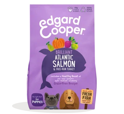 Edgard Cooper High-quality grain-free dry food Salmon and turkey for puppies 2,5kg - image 1 of 1