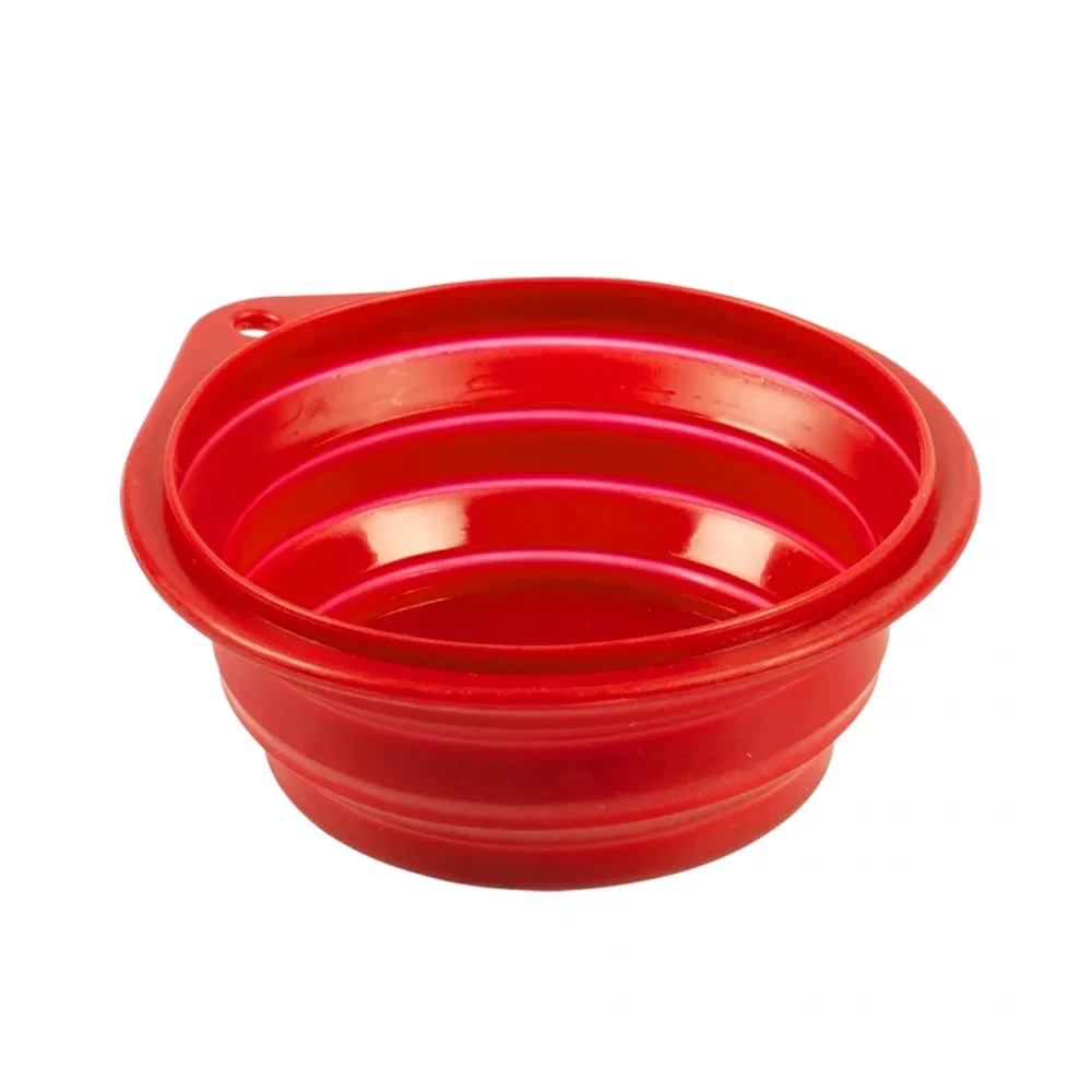 Compact folding eating and drinking bowl - 500ml - image 1 of 2