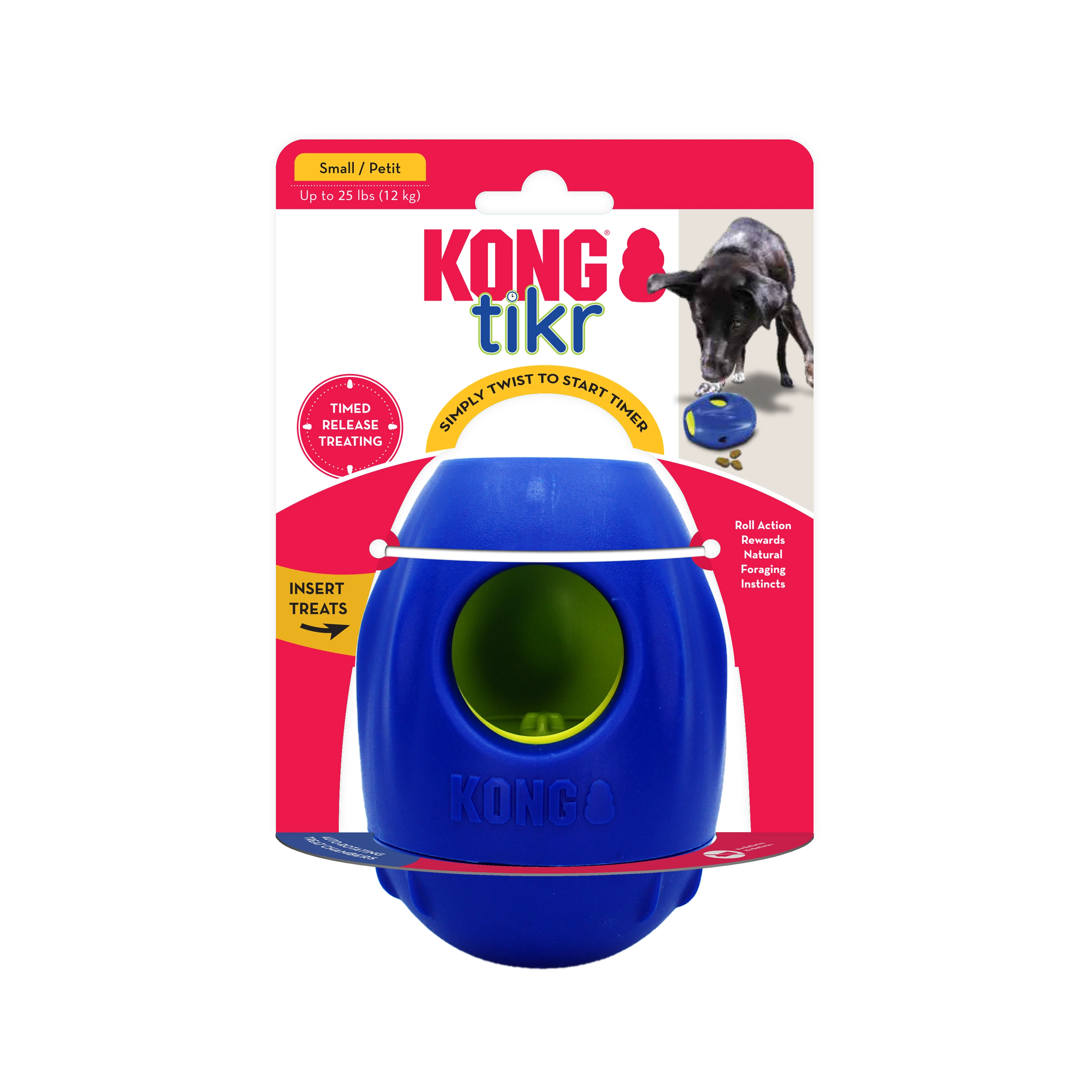 KONG Dog toy TIKR timer activated treat dispenser S - image 1 of 2