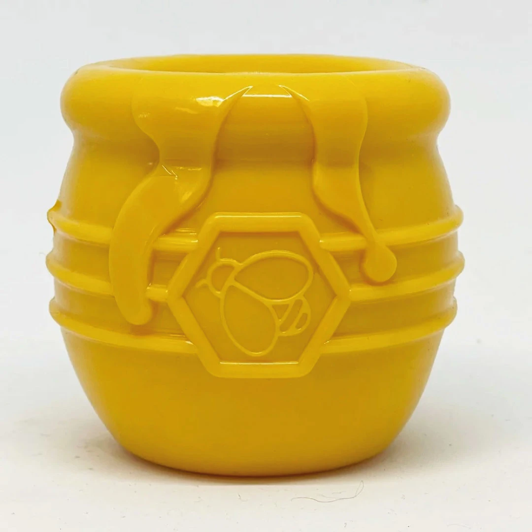 Sodapup Big honeypot food dispenser made of durable material Yellow - image 1 of 5