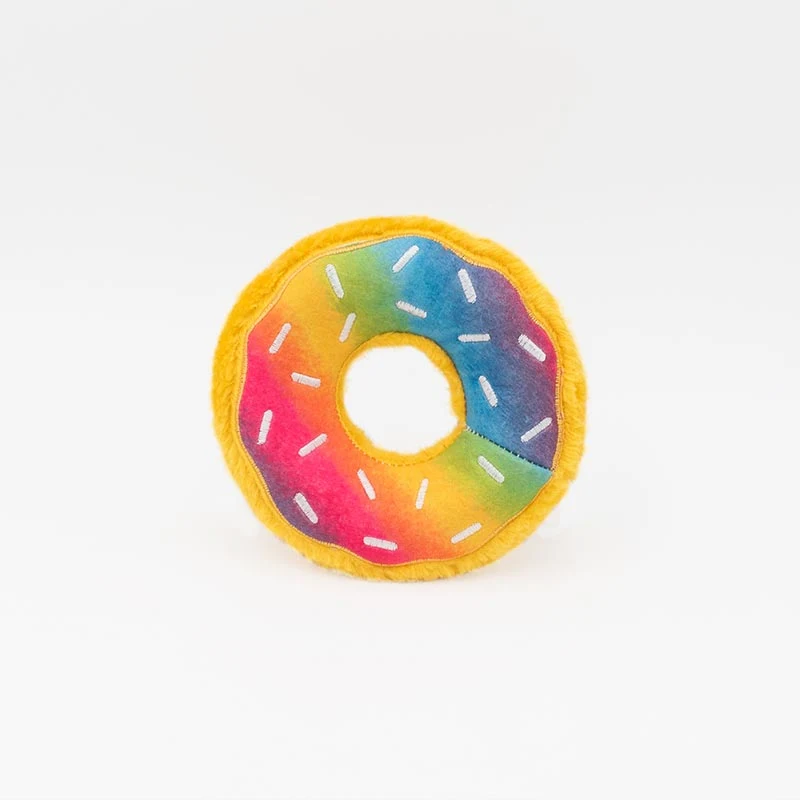 ZippyPaws Donut with colorful sprinkles Rainbow Original - image 1 of 5