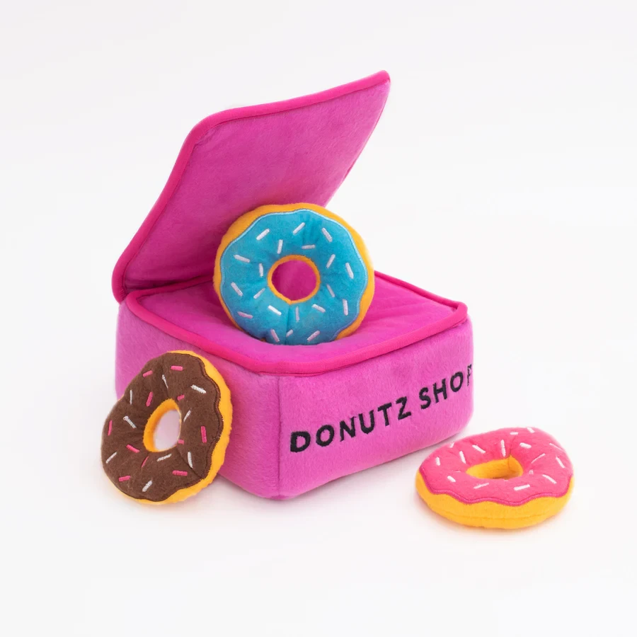 ZippyPaws Zippy Burrow, game of hide-and-seek Donut box - image 1 of 2