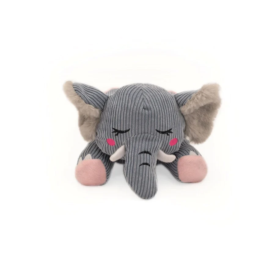 ZippyPaws Snoozie, vaikse piiksuga mänguasi, et pakkuda alternatiivselt vaikset mängu Elevant - image 1 of 1
