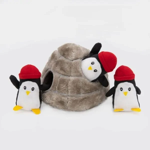 ZippyPaws Zippy Burrow, game of hide-and-seek Penguin cave - image 1 of 1