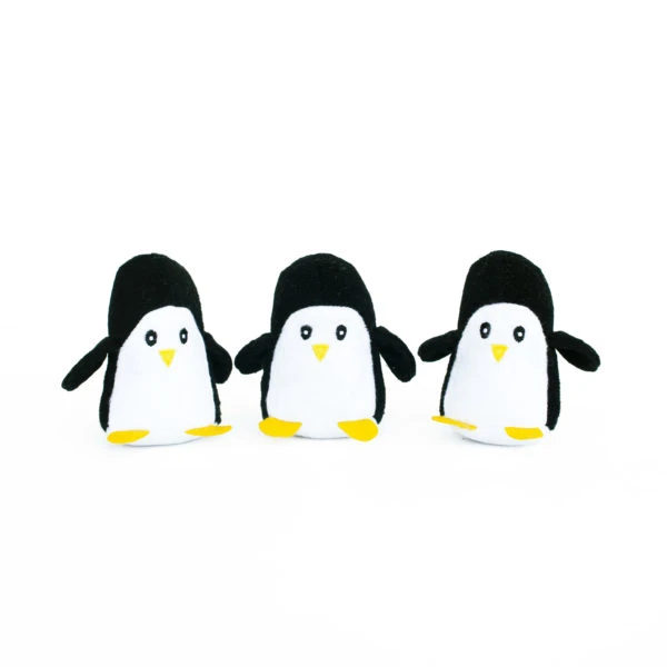 ZippyPaws Kolmene komplekt piiksuvaid mänguasju Pingviinid - image 1 of 1