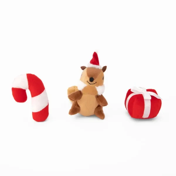 ZippyPaws Kolmene komplekt piiksuvaid mänguasju Pühade sõbrad - image 1 of 1