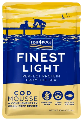 Fish4Dogs F4D Märgtoidu einekotike koerale, 100g Finest Mousse Tursk - image 1 of 1