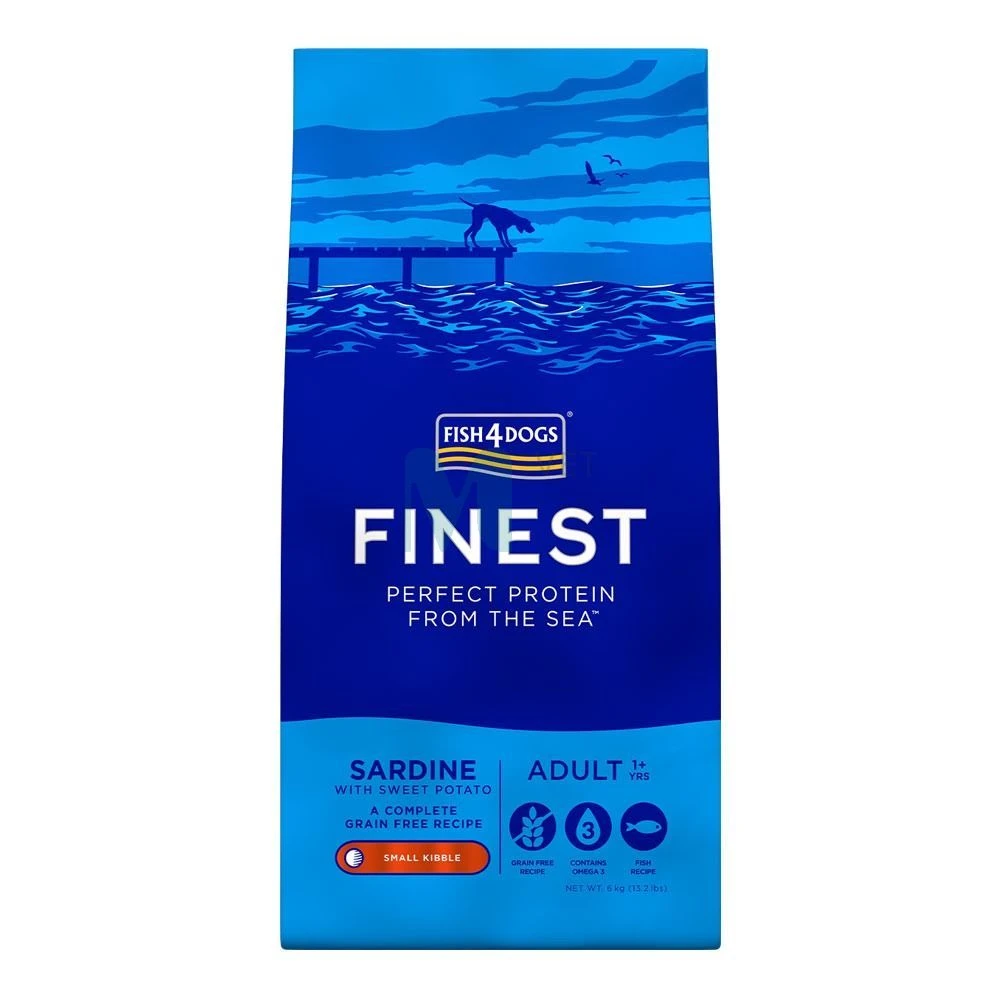 Fish4Dogs F4D Finest kvaliteetne kala baasil kuivtoit 1,5kg Sardiin, Väike graanul - image 1 of 1