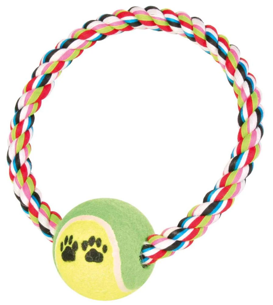 Trixie Dog drag toy, toy cord with ball - image 1 of 1